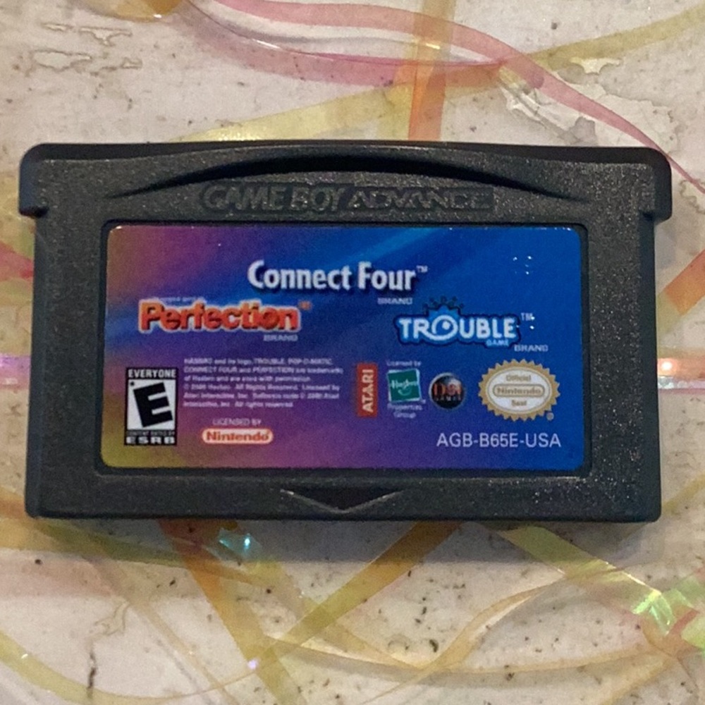 Connect Four Trouble Perfection Nintendo Game Boy Advance Game Authentic Tested